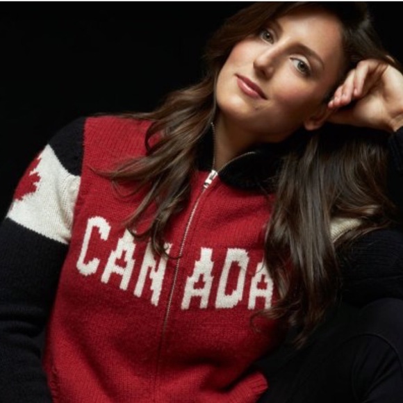 🛑 SOLD! CANADA OLYMPIC WOOL CARDIGAN SWEATER - Picture 2 of 13